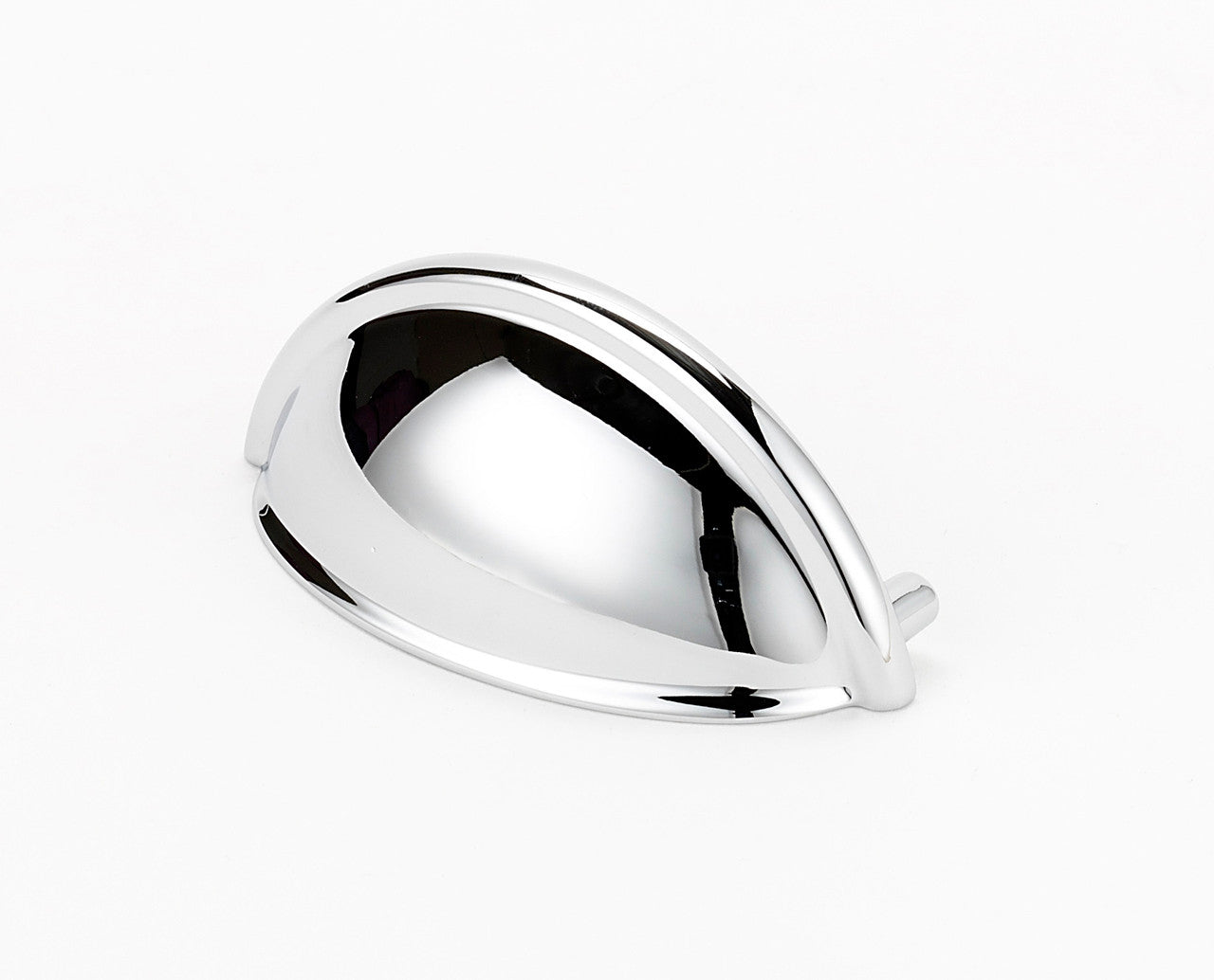 Alno A1350-PC: 3" cc Modern Cup Cabinet Pull - Polished Chrome