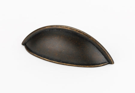 Alno A1355-BARC: 3-1/2" cc Modern Cup Cabinet Pull - Barcelona