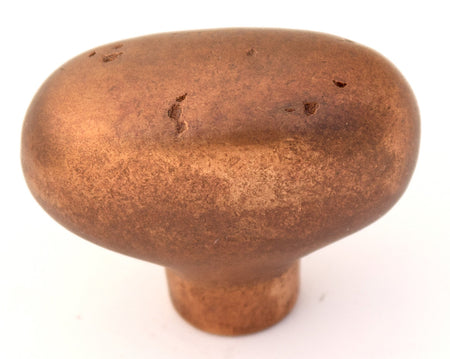 Alno A1401-RSTBRZ: 1-7/8 x 1" Sierra Oval Cabinet Knob - Rust Bronze