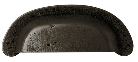 Alno A1411-DKBRZ: 3-1/2" cc Sierra Cup Cabinet Pull - Dark Bronze