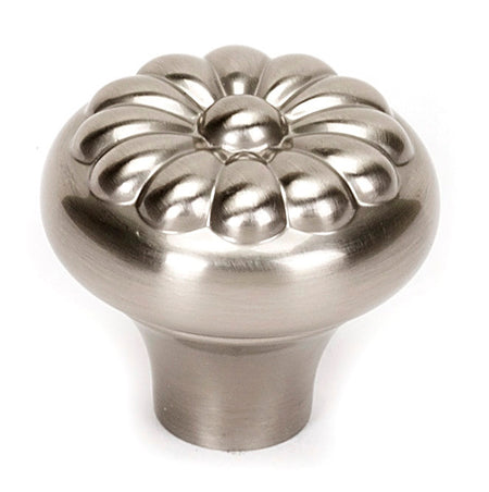 Alno A1451-SN: 1-1/4" Bella Cabinet Knob - Satin Nickel