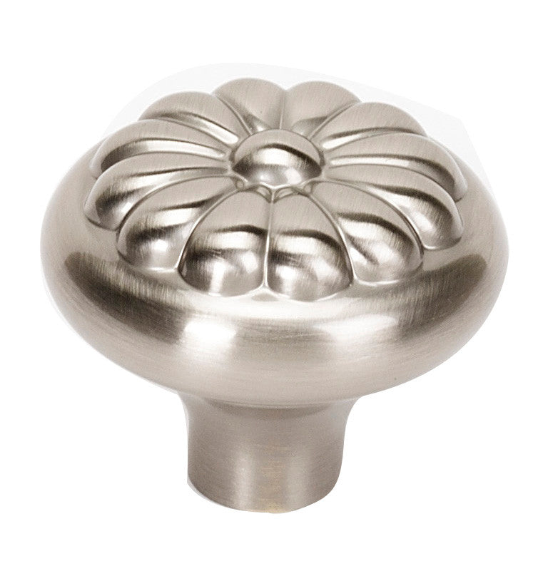 Alno A1452-SN: 1-1/2" Bella Cabinet Knob - Satin Nickel
