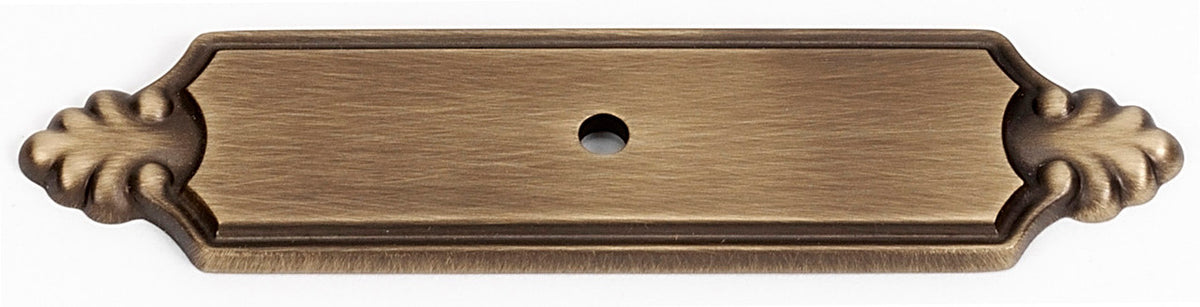 Alno A1454-AEM: 4-1/4" Bella Backplate - Antique English Matte