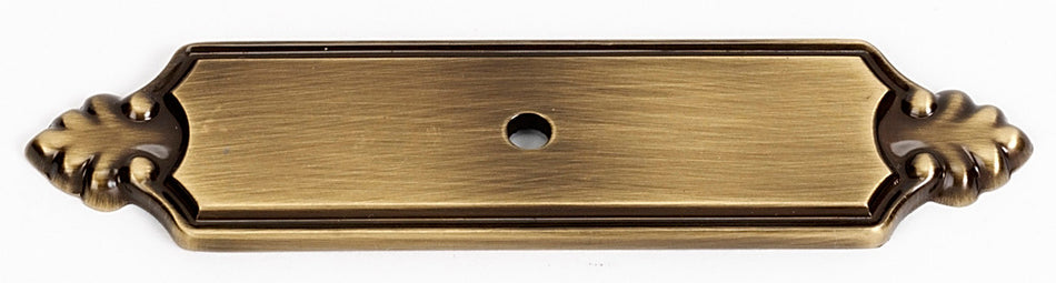 Alno A1454-AE: 4-1/4" Bella Backplate - Antique English