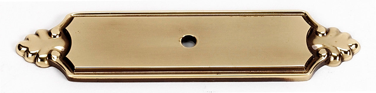 Alno A1454-PA: 4-1/4" Bella Backplate - Polished Antique