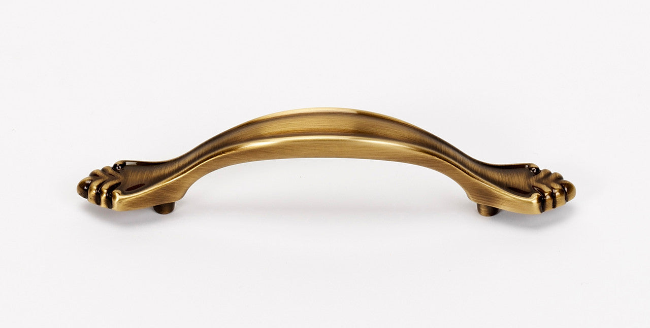 Alno A1456-35-AE: 3-1/2" cc Bella Cabinet Pull - Antique English