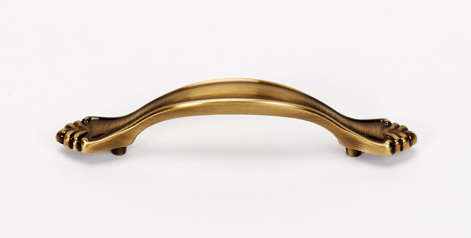 Alno A1456-35-AE: 3-1/2" cc Bella Cabinet Pull - Antique English