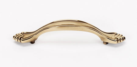 Alno A1456-35-PA: 3-1/2" cc Bella Cabinet Pull - Polished Antique