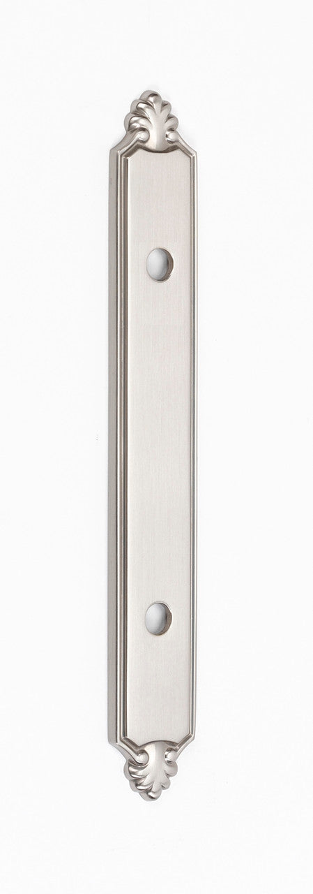 Alno A1458-35-SN: 7-1/4" Bella Backplate - Satin Nickel