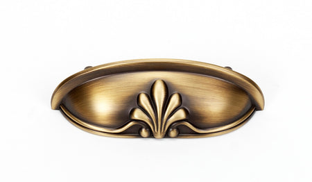 Alno A1459-AEM: 3" cc Bella Cup Cabinet Pull - Antique English Matte