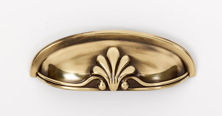 Alno A1459-PA: 3" cc Bella Cup Cabinet Pull - Polished Antique