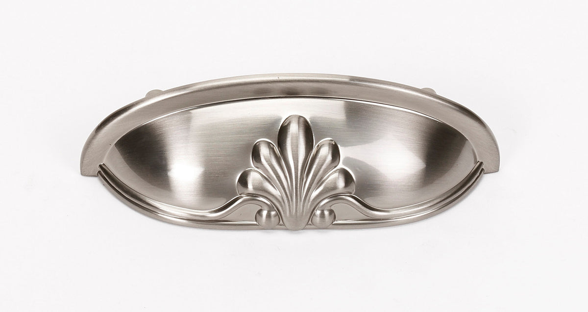 Alno A1459-SN: 3" cc Bella Cup Cabinet Pull - Satin Nickel
