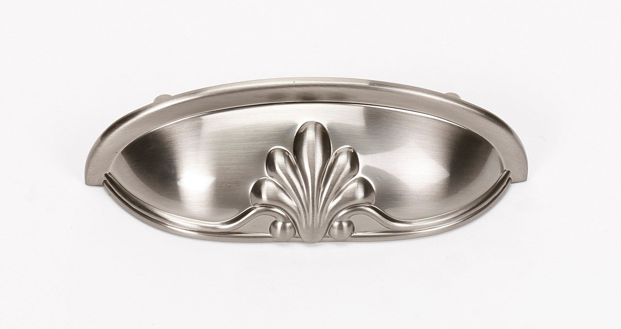 Alno A1459-SN: 3" cc Bella Cup Cabinet Pull - Satin Nickel