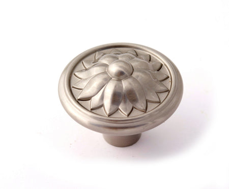 Alno A1472-SN: 1-1/2" Fiore Cabinet Knob - Satin Nickel