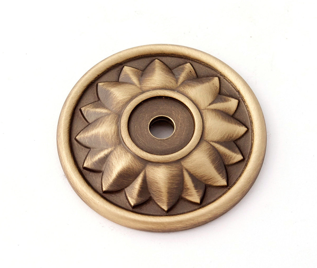 Alno A1473-AEM: 1-5/8" Fiore Backplate - Antique English Matte