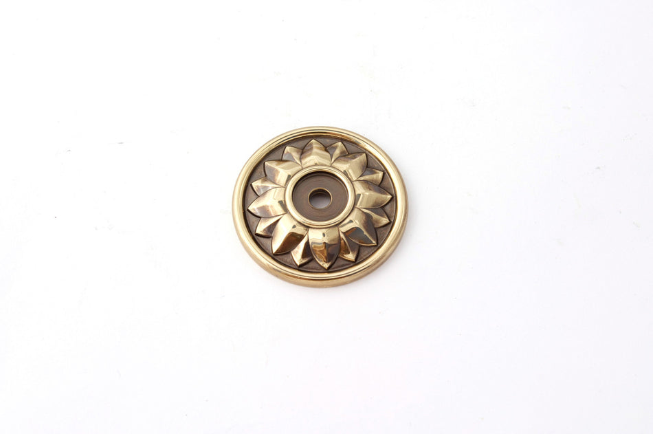 Alno A1473-PA: 1-5/8" Fiore Backplate - Polished Antique