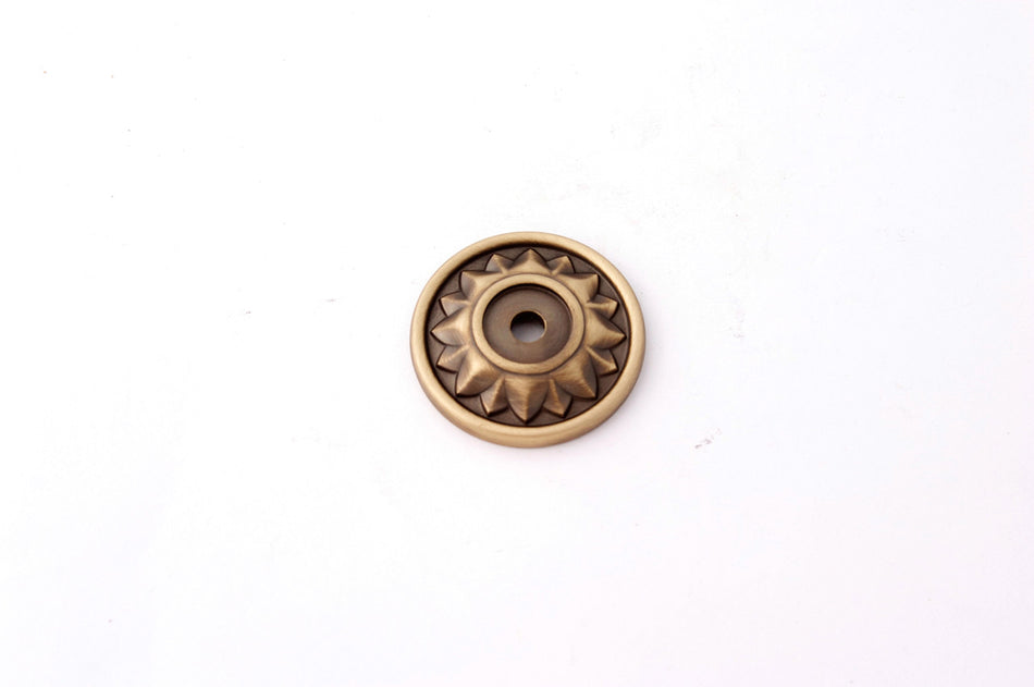 Alno A1474-AEM: 1-3/8" Fiore Backplate - Antique English Matte