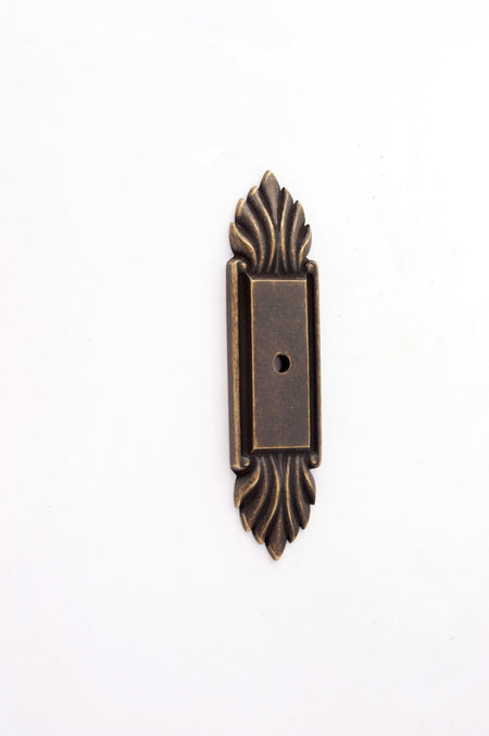 Alno A1475-BARC: 4" Fiore Backplate For Cabinet Knob - Barcelona