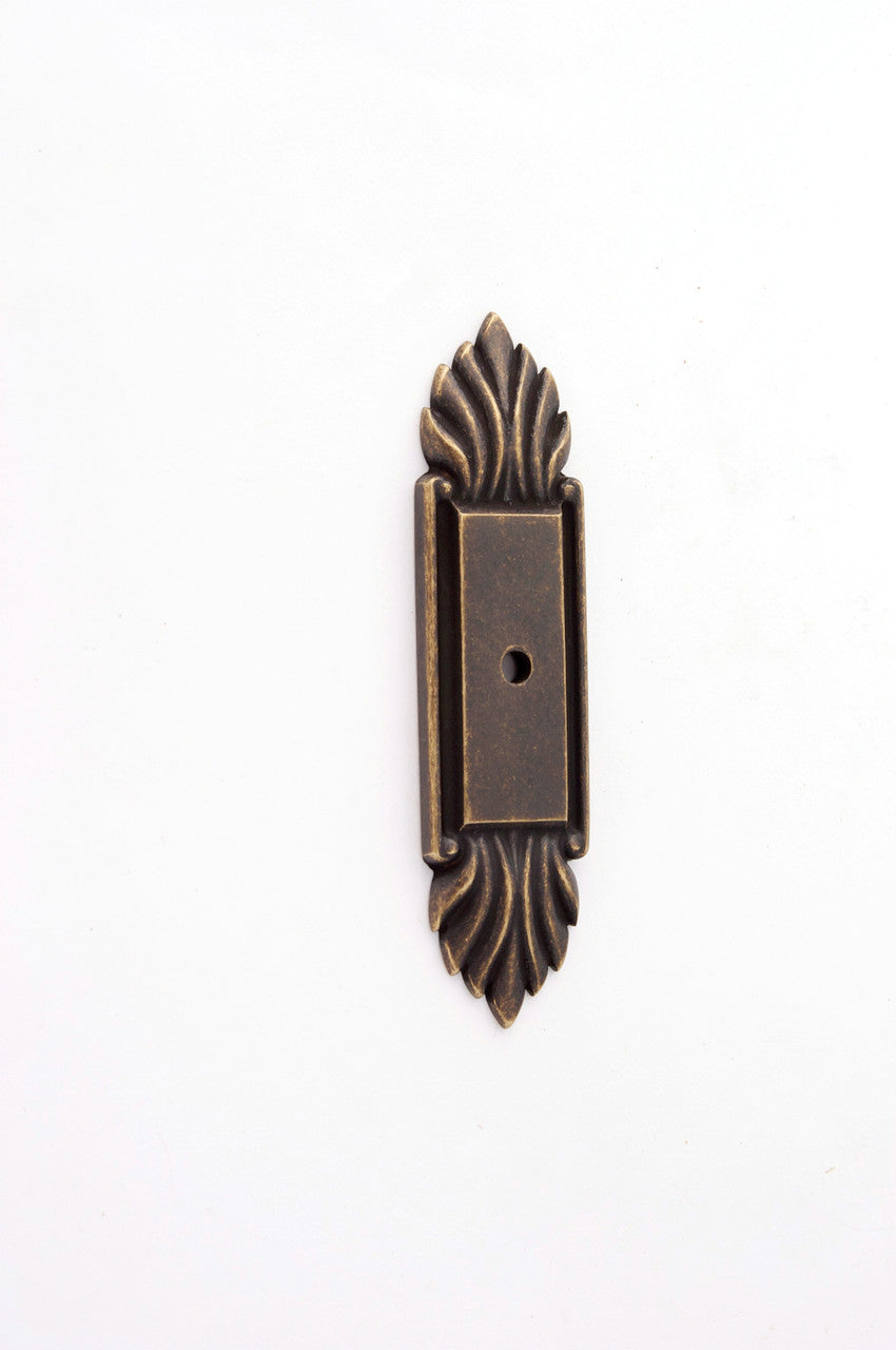Alno A1475-BARC: 4" Fiore Backplate For Cabinet Knob - Barcelona