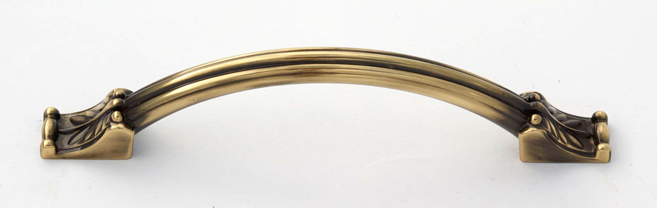 Alno A1476-4-PA: 4" cc Fiore Cabinet Pull - Polished Antique