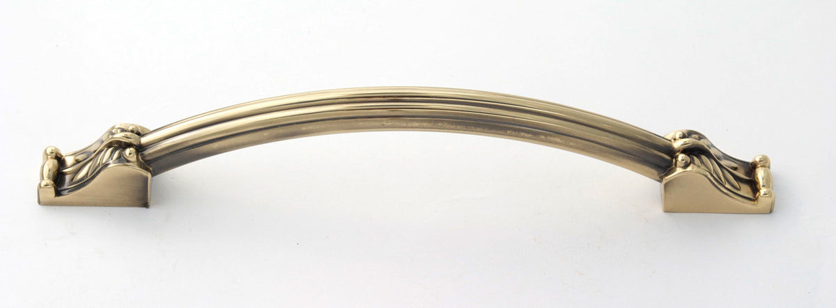 Alno A1476-6-PA: 6" cc Fiore Cabinet Pull - Polished Antique