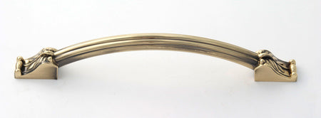 Alno A1476-6-PA: 6" cc Fiore Cabinet Pull - Polished Antique