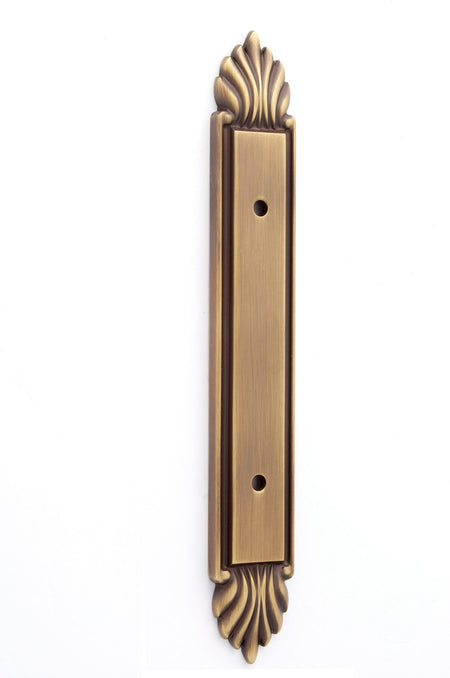 Alno A1477-3-AEM: 7" Fiore Backplate - Antique English Matte