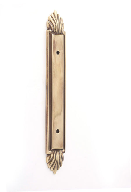 Alno A1477-35-PA: 7-3/8" Fiore Backplate - Polished Antique