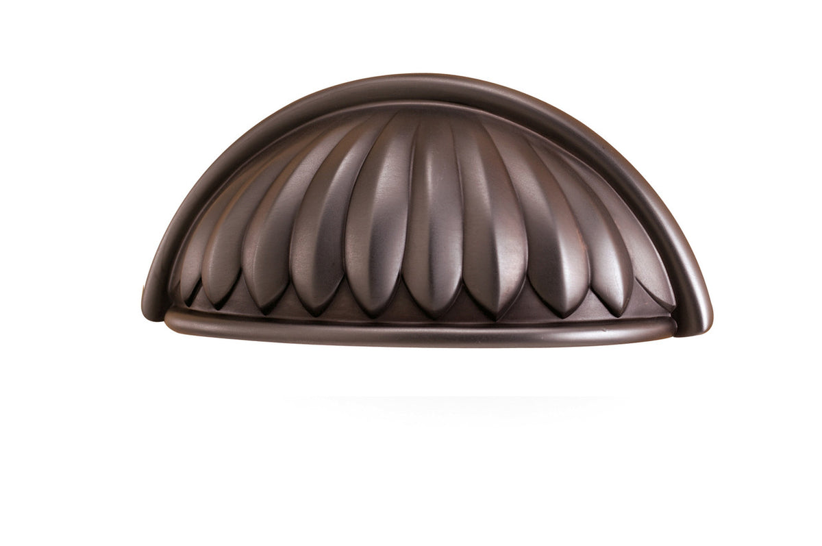 Alno A1478-CHBRZ: 3" cc Fiore Cup Cabinet Pull - Chocolate Bronze