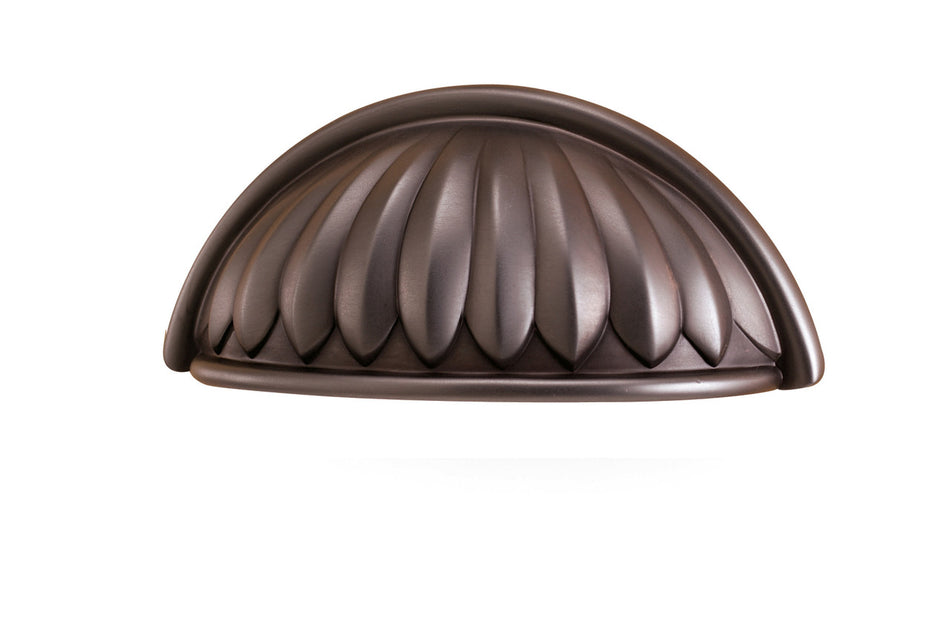Alno A1478-CHBRZ: 3" cc Fiore Cup Cabinet Pull - Chocolate Bronze