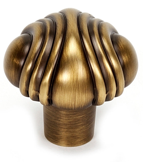 Alno A1501-AEM: 1-1/4" Venetian Cabinet Knob - Antique English Matte