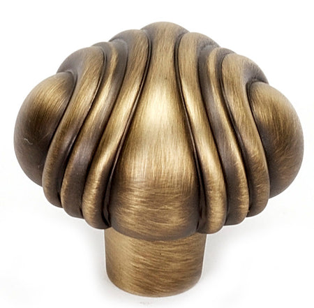 Alno A1502-AEM: 1-1/2" Venetian Cabinet Knob - Antique English Matte