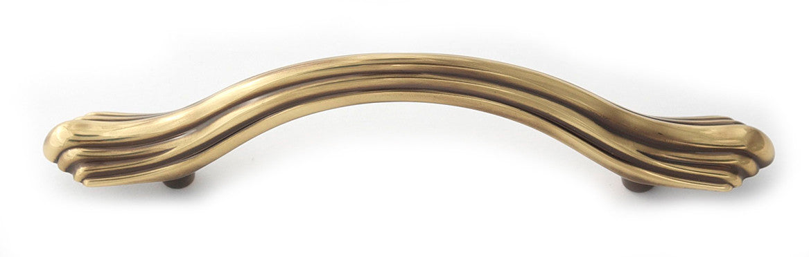 Alno A1506-35-PA: 3-1/2" cc Venetian Cabinet Pull - Polished Antique