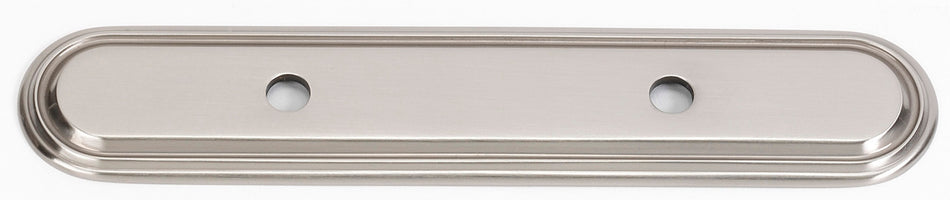 Alno A1507-3-SN: 7-1/4" Venetian Backplate - Satin Nickel