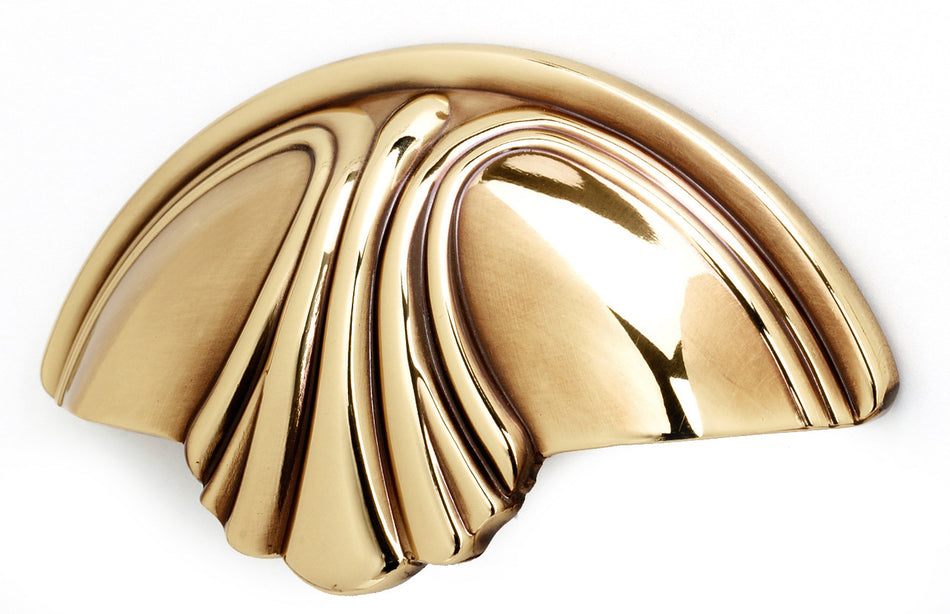 Alno A1509-PA: 3" cc Venetian Cup Cabinet Pull - Polished Antique