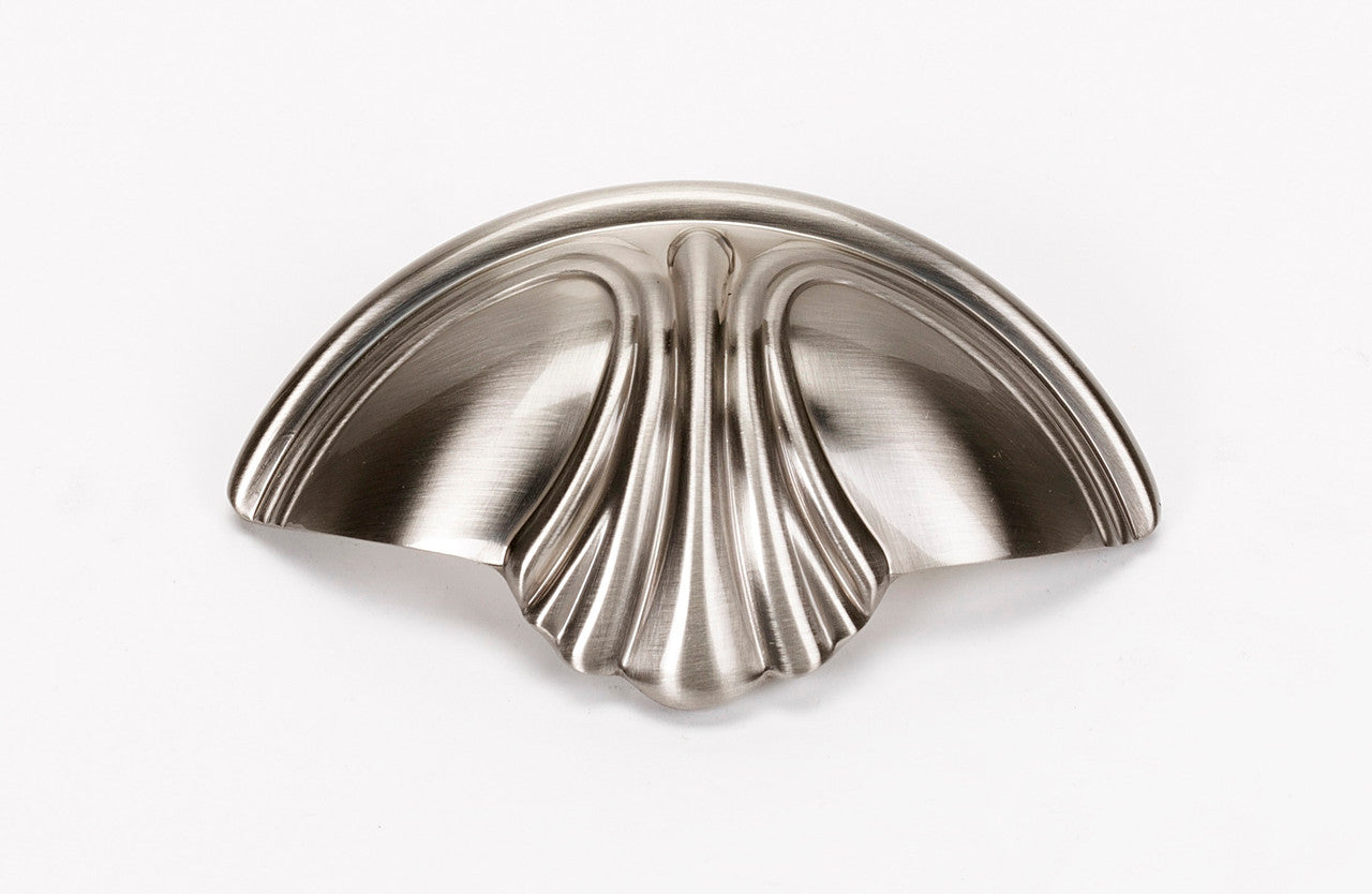 Alno A1509-SN: 3" cc Venetian Cup Cabinet Pull - Satin Nickel