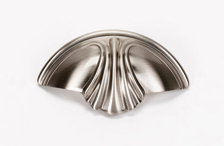 Alno A1509-SN: 3" cc Venetian Cup Cabinet Pull - Satin Nickel