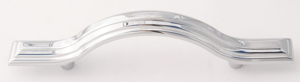 Alno A1510-3-PC: 3" cc Geometric Cabinet Pull - Polished Chrome
