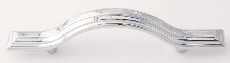 Alno A1510-3-PC: 3" cc Geometric Cabinet Pull - Polished Chrome