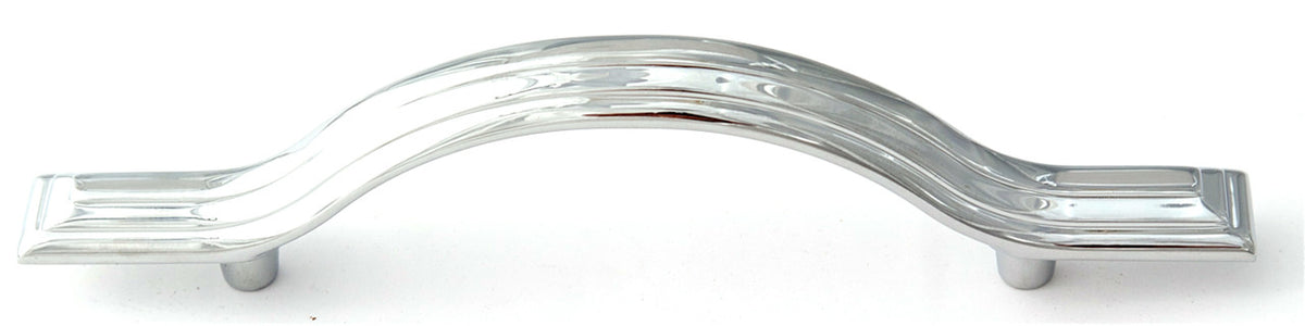 Alno A1515-35-PC: 3-1/2" cc Geometric Cabinet Pull - Polished Chrome