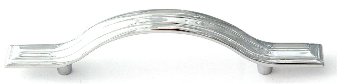 Alno A1515-35-PC: 3-1/2" cc Geometric Cabinet Pull - Polished Chrome