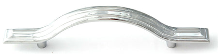 Alno A1515-35-PC: 3-1/2" cc Geometric Cabinet Pull - Polished Chrome