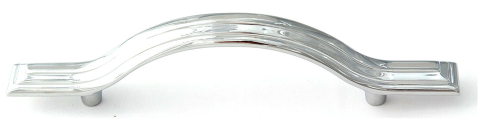 Alno A1515-35-PC: 3-1/2" cc Geometric Cabinet Pull - Polished Chrome