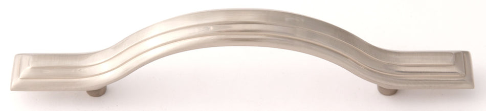 Alno A1515-35-SN: 3-1/2" cc Geometric Cabinet Pull - Satin Nickel