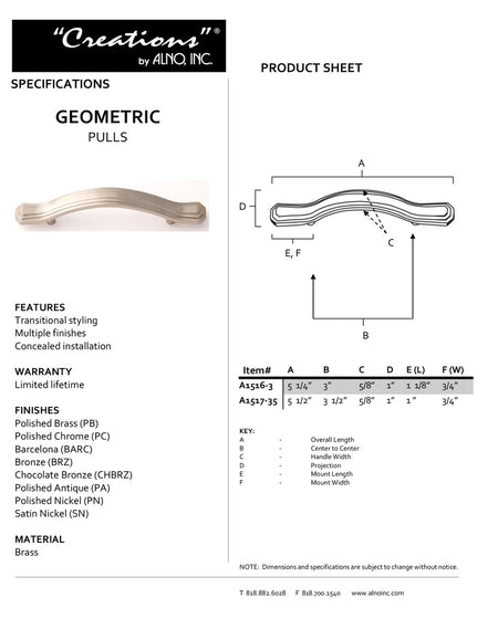 Specificaton Sheet