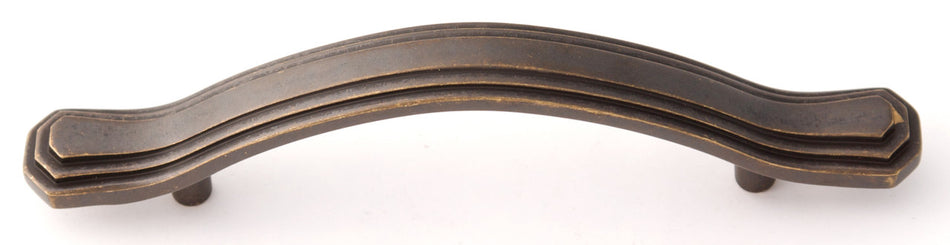 Alno A1517-35-BARC: 3-1/2" cc Geometric Cabinet Pull - Barcelona