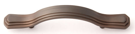 Alno A1517-35-CHBRZ: 3-1/2" cc Geometric Cabinet Pull - Chocolate Bronze