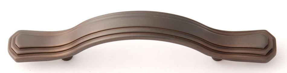 Alno A1517-35-CHBRZ: 3-1/2" cc Geometric Cabinet Pull - Chocolate Bronze