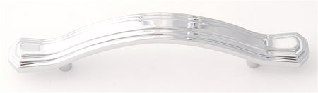 Alno A1517-35-PC: 3-1/2" cc Geometric Cabinet Pull - Polished Chrome