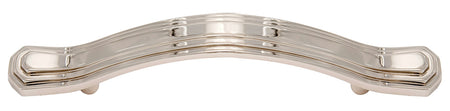 Alno A1517-35-PN: 3-1/2" cc Geometric Cabinet Pull - Polished Nickel